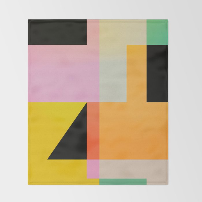 Modern Abstraction 6 Throw Blanket Gallery Image 2
