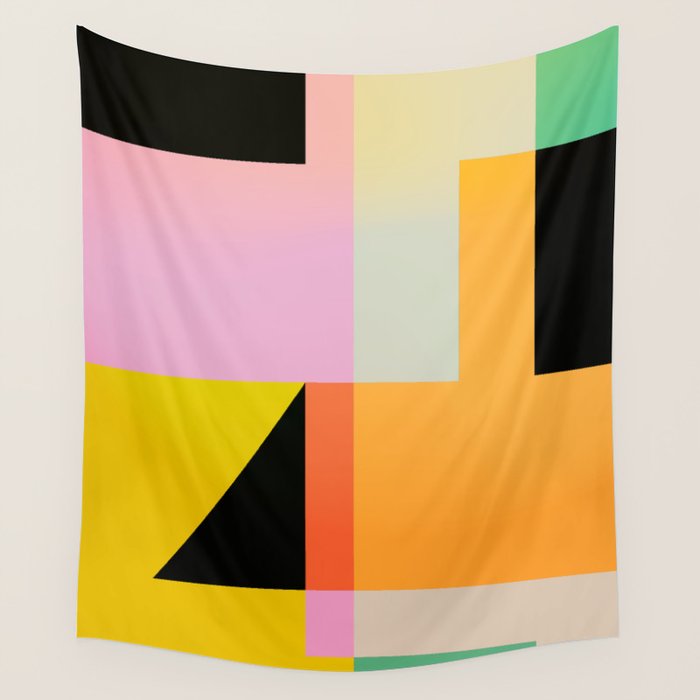 Modern Abstraction 6 Wall Tapestry Gallery Image 4