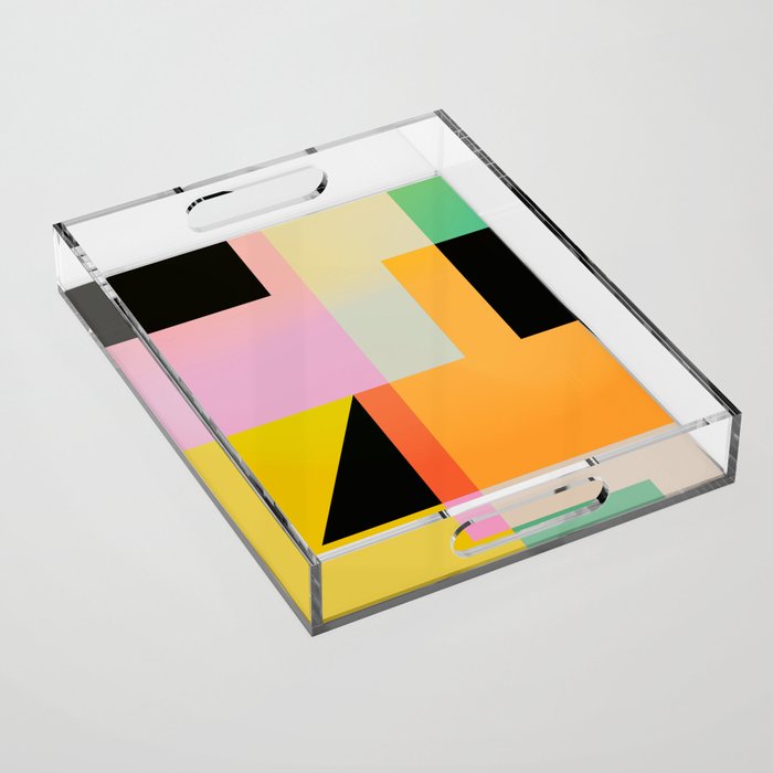 Modern Abstraction 6 Acrylic Tray Gallery Image 1