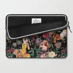 Floral and Pin-Up Girls III - Night Laptop Sleeve Gallery Image 2