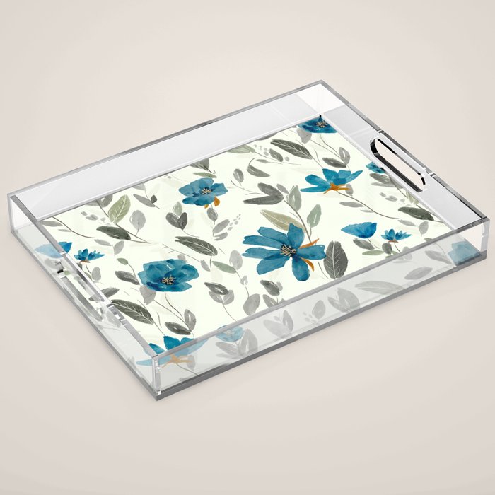 Happy Blues  Acrylic Tray Gallery Image 1