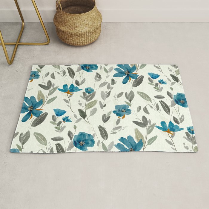 Happy Blues  Rug Gallery Image 1