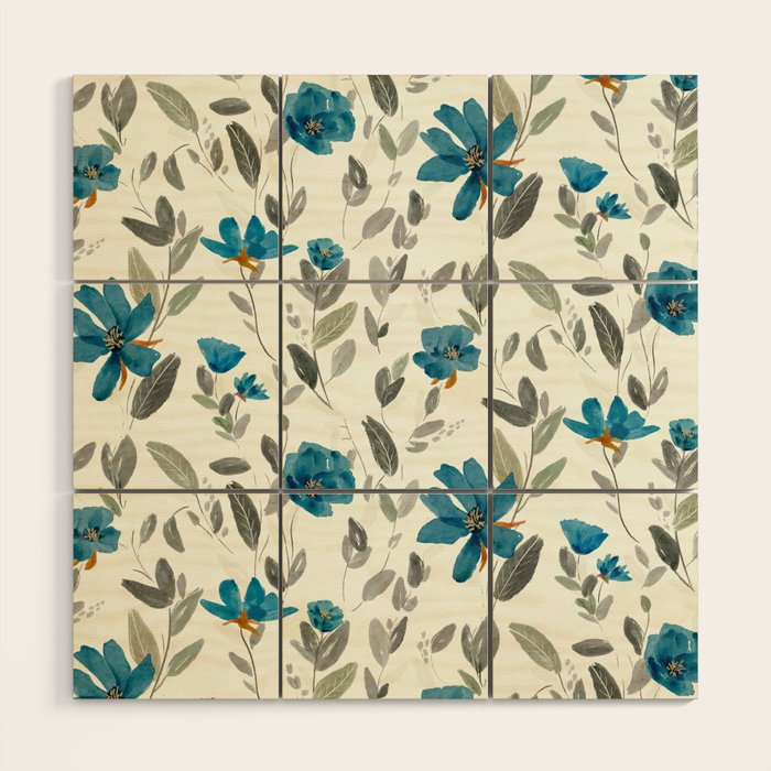 Happy Blues  Wood Wall Art Gallery Image 1