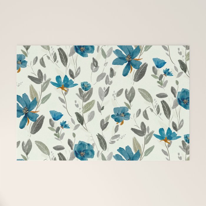 Happy Blues  Welcome Mat Gallery Image 1