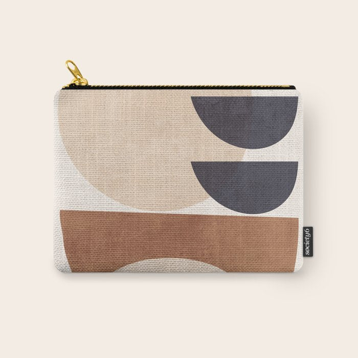 Abstract Minimal Shapes 33 Carry All Pouch Gallery Image 1