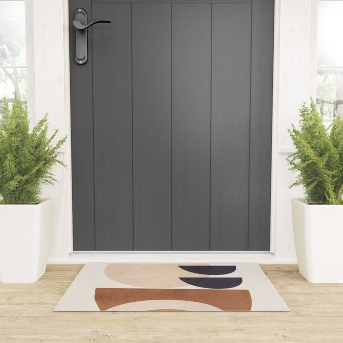 Abstract Minimal Shapes 33 Welcome Mat Gallery Image 3