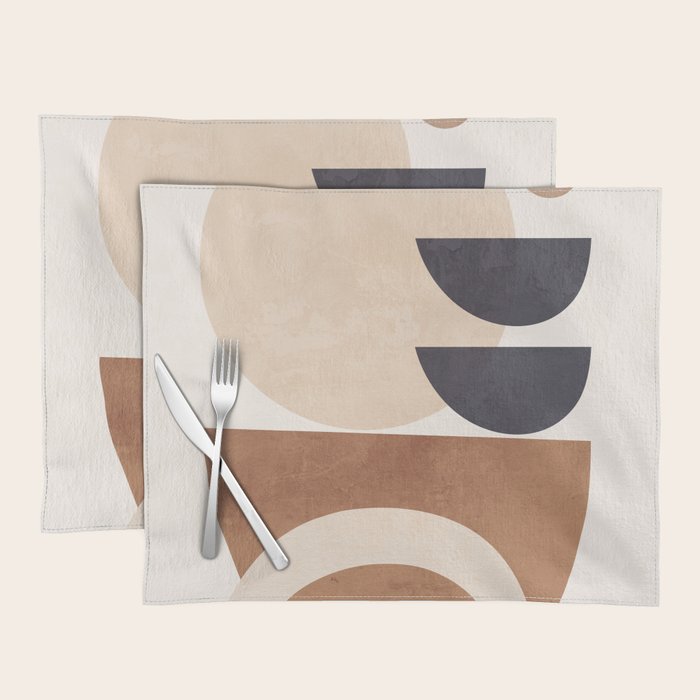 Abstract Minimal Shapes 33 Placemat Gallery Image 1