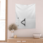 Modern Coastal Surfer Photography Wall Tapestry Gallery Image 2
