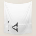 Modern Coastal Surfer Photography Wall Tapestry Gallery Image 4