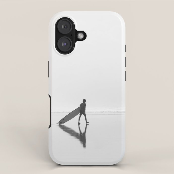 Modern Coastal Surfer Photography iPhone Case Gallery Image 1
