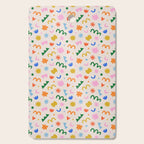 Fun colorful abstract organic shape art pattern Cutting Board Gallery Image 1