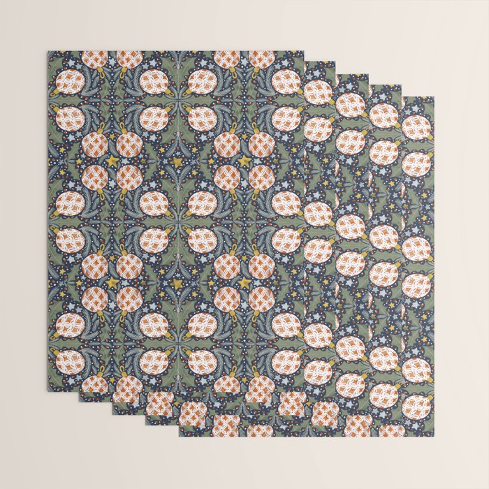 Yuletide Ornament Bliss Wrapping Paper Gallery Image 3