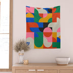 BAUHAUS PATTERN STUDY 01 Wall Tapestry Gallery Image 2
