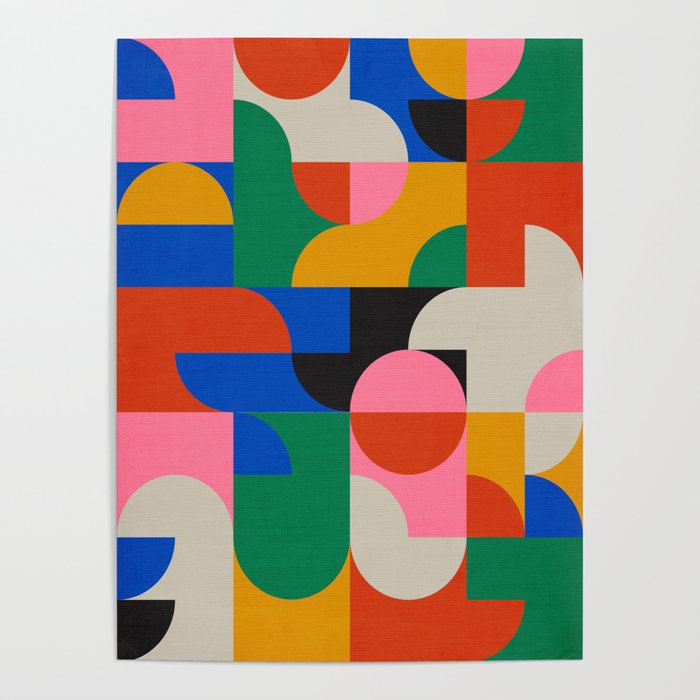 BAUHAUS PATTERN STUDY 01 Poster Gallery Image 4