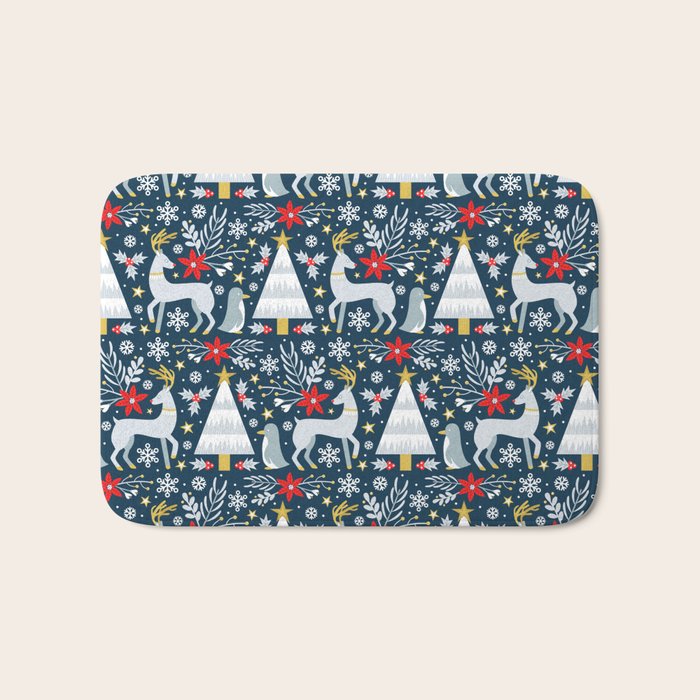 Winter Forest Bath Mat
