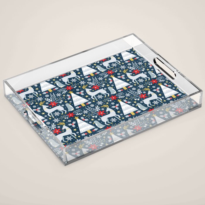 Winter Forest Acrylic Tray Gallery Image 1