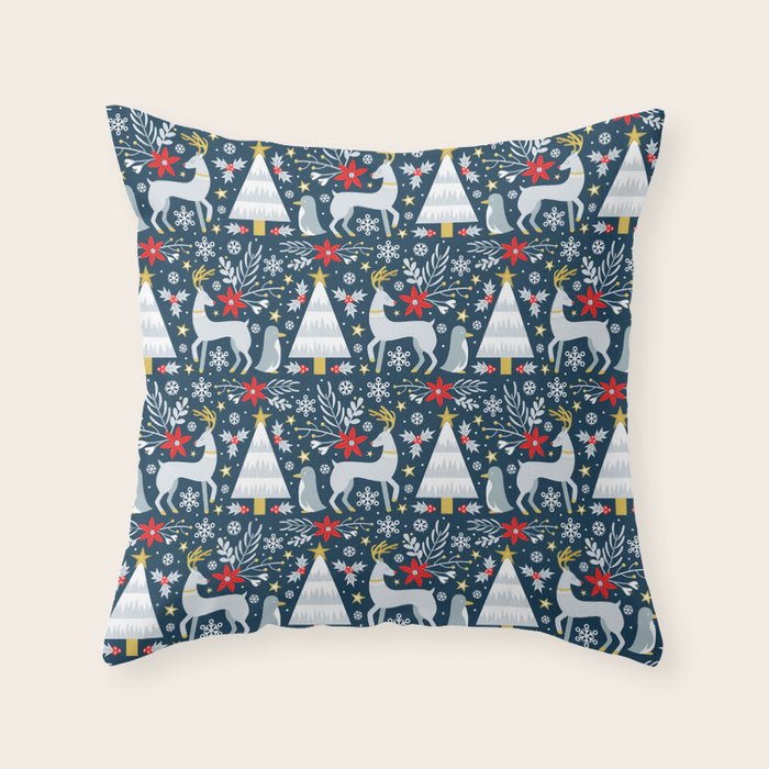 Winter Forest Throw Pillow Gallery Image 6
