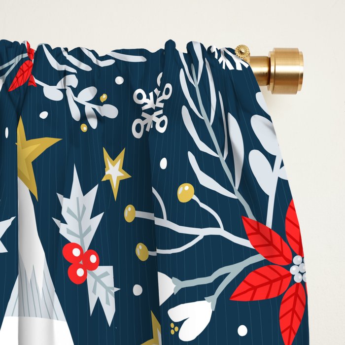 Winter Forest Window Curtain Gallery Image 2