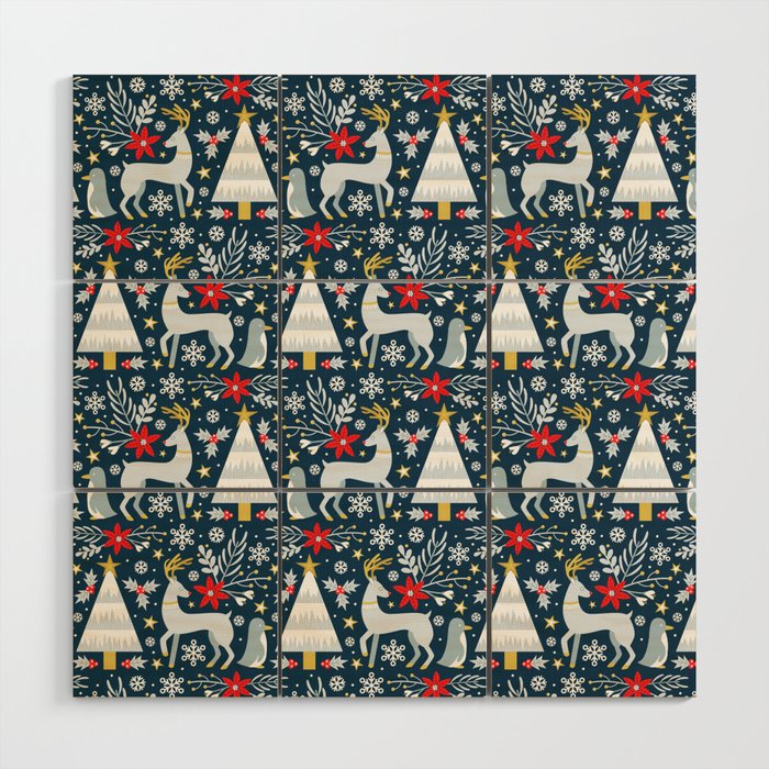 Winter Forest Wood Wall Art Gallery Image 1