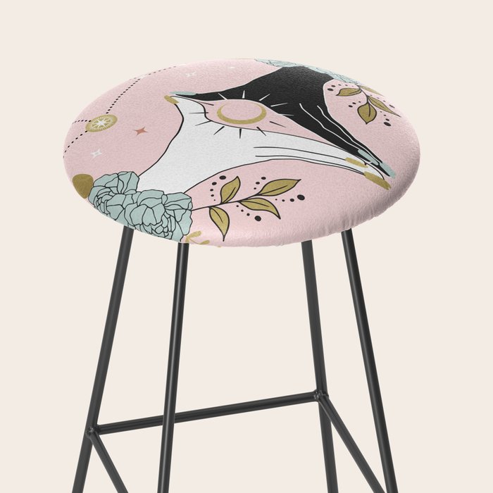 Virgo Zodiac Series Stool Gallery Image 2