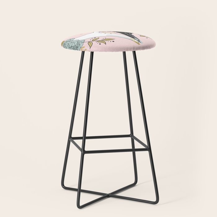 Virgo Zodiac Series Stool Gallery Image 1