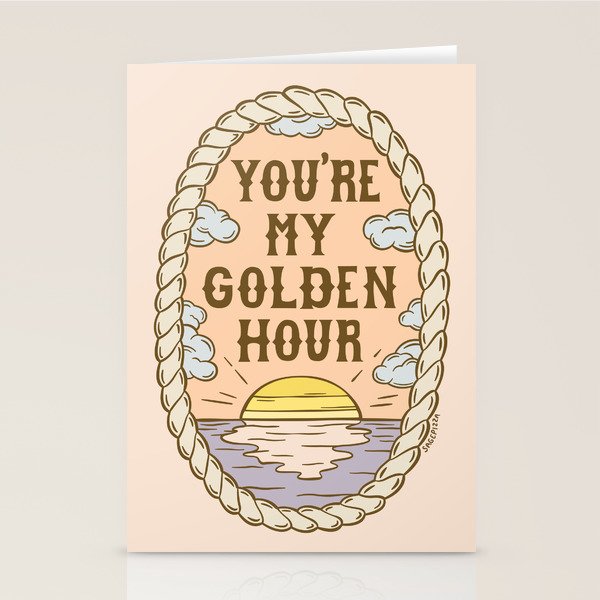 GOLDEN HOUR Stationery Card Gallery Image 2