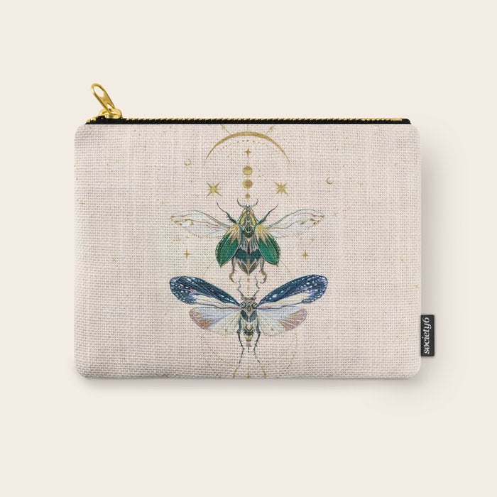 Moon insects Carry All Pouch Gallery Image 1
