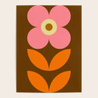 Retro Flower 10B Poster Gallery Image 4