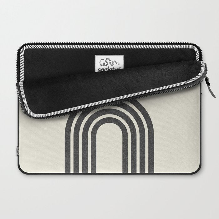 Mid century modern - half sun arch Laptop Sleeve Gallery Image 2