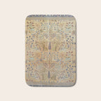 Antique Golden Animal Forest Persian Tabriz Rug Print Bath Mat Gallery Image 1