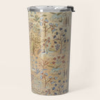 Antique Golden Animal Forest Persian Tabriz Rug Print Travel Mug Gallery Image 2