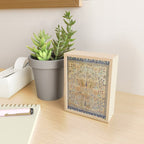 Antique Golden Animal Forest Persian Tabriz Rug Print Mini Art Print Gallery Image 2