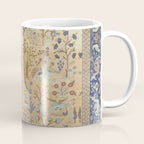 Antique Golden Animal Forest Persian Tabriz Rug Print Coffee Mug Gallery Image 1