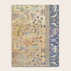 Antique Golden Animal Forest Persian Tabriz Rug Print Notebook Gallery Image 4