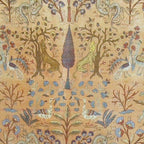Antique Golden Animal Forest Persian Tabriz Rug Print Coffee Mug Gallery Image 2