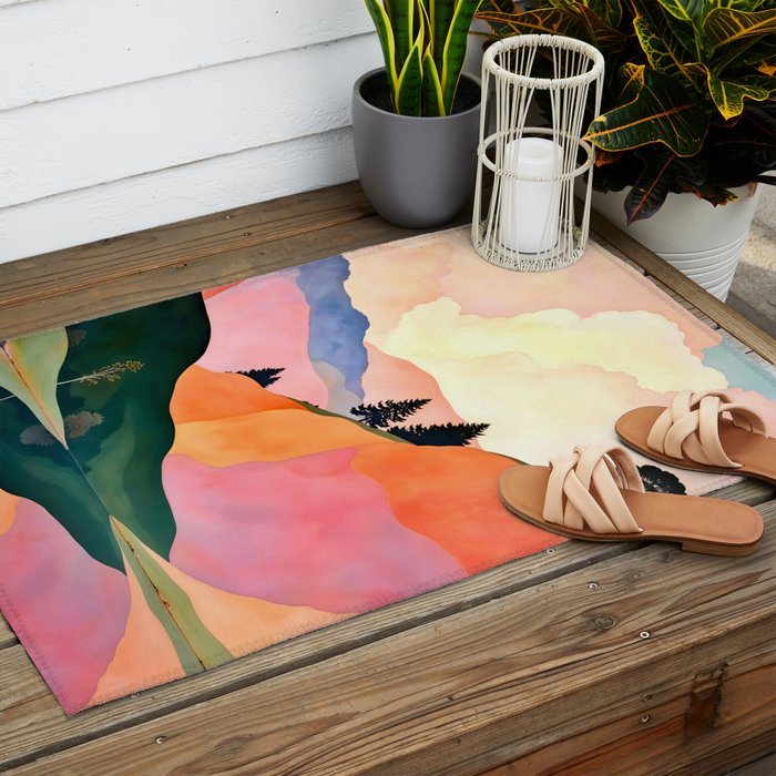 Love In the Air Outdoor Rug Gallery Image 2