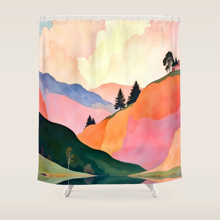 Love In the Air Shower Curtain Gallery Image 1