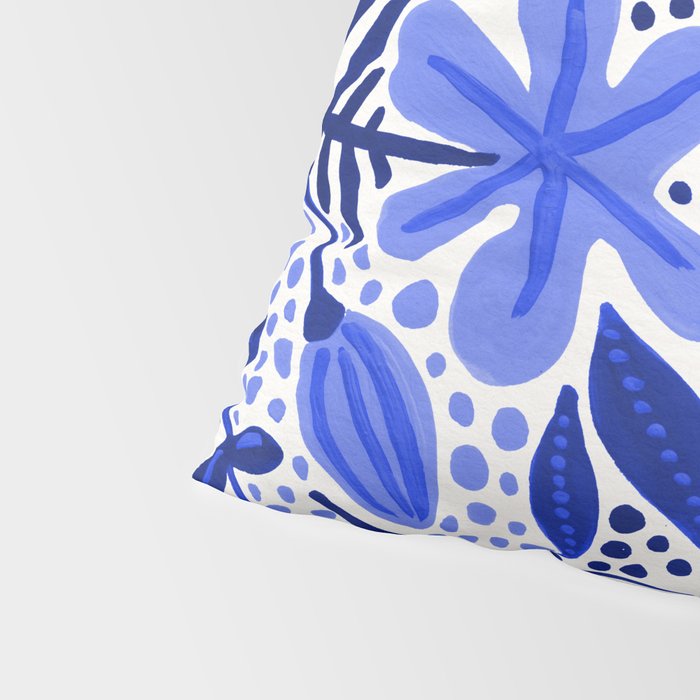 Blue Garden Pillow Sham Gallery Image 4