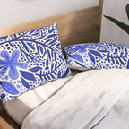 Blue Garden Pillow Sham Gallery Image 2