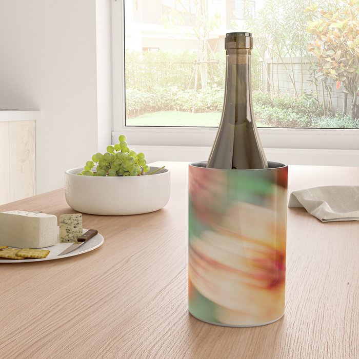 Moving Flowers | Abstract Floral Photography Wine Chiller Gallery Image 4