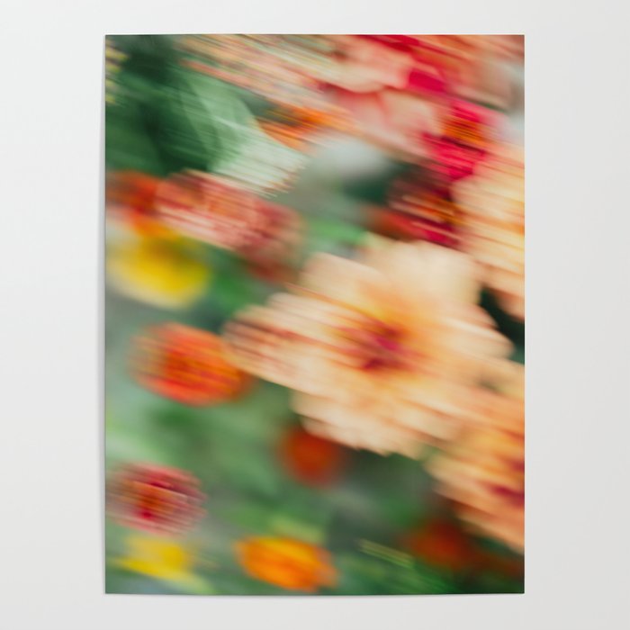 Moving Flowers | Abstract Floral Photography Poster Gallery Image 4
