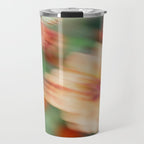 Moving Flowers | Abstract Floral Photography Travel Mug Gallery Image 1