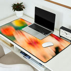 Moving Flowers | Abstract Floral Photography Desk Mat Gallery Image 2