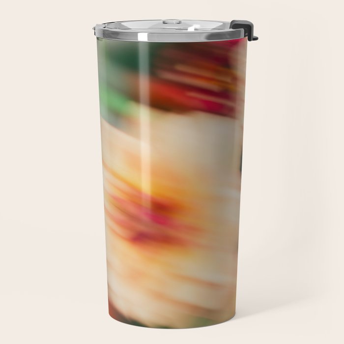 Moving Flowers | Abstract Floral Photography Travel Mug Gallery Image 2