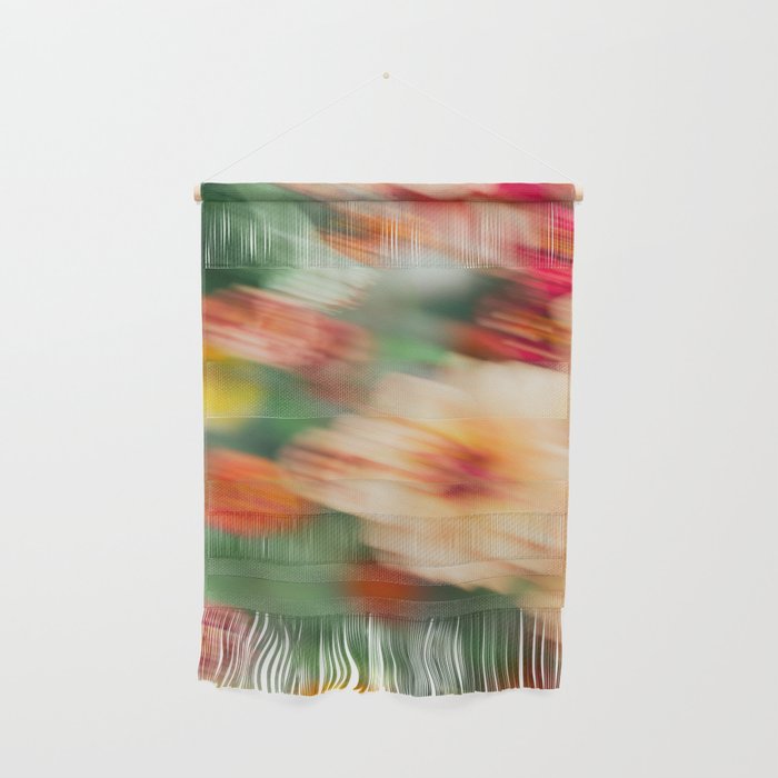 Moving Flowers | Abstract Floral Photography Wall Hanging Gallery Image 1