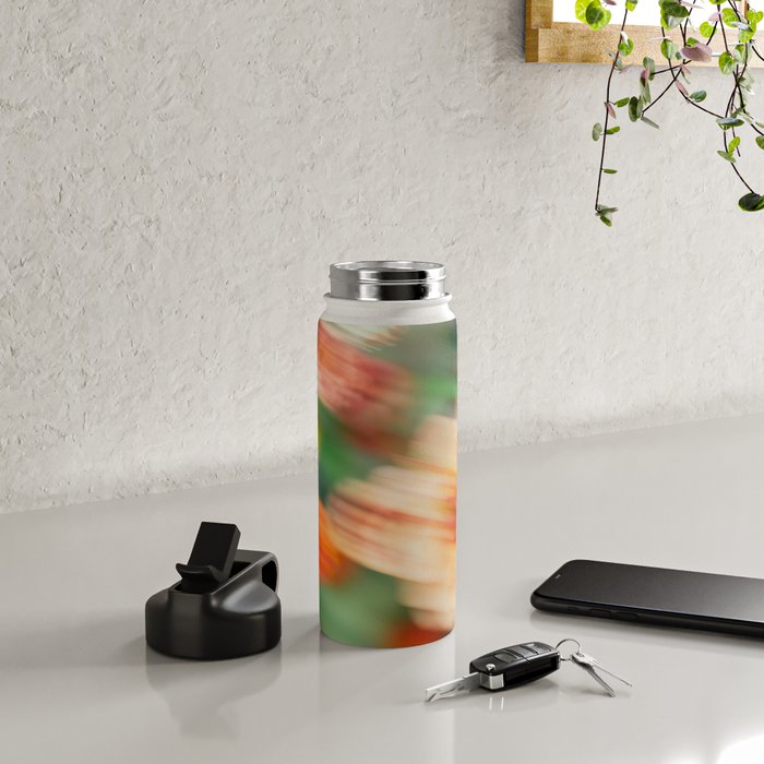 Moving Flowers | Abstract Floral Photography Water Bottle Gallery Image 4