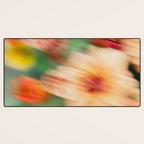 Moving Flowers | Abstract Floral Photography Desk Mat Gallery Image 3