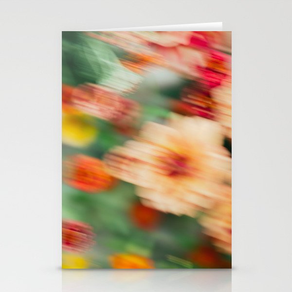 Moving Flowers | Abstract Floral Photography Stationery Card Gallery Image 1