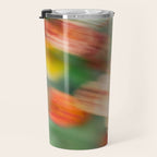 Moving Flowers | Abstract Floral Photography Travel Mug Gallery Image 3