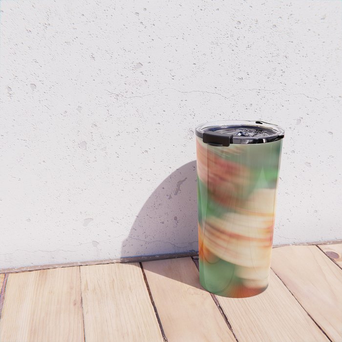 Moving Flowers | Abstract Floral Photography Travel Mug Gallery Image 4